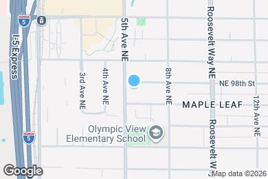 Map image of the property - 9710 5th Ave NE