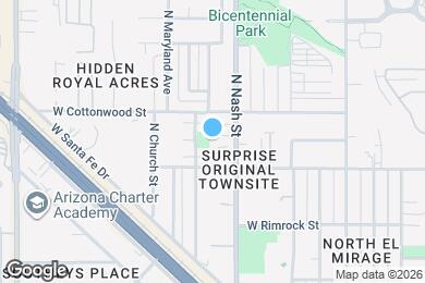 Map image of the property - 12741 W Tasha Dr