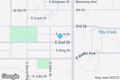 Map image of the property - 244 E 2nd St
