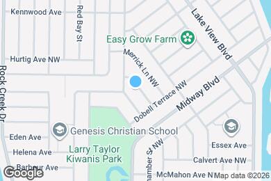 Map image of the property - 661 Myra Ln NW