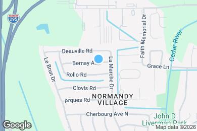 Map image of the property - 6930 Bernay Ave