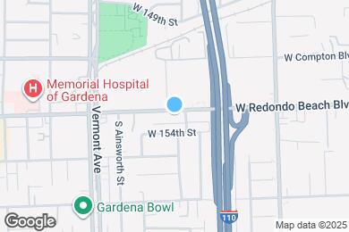 Map image of the property - 712 1/2 W Redondo Beach Blvd