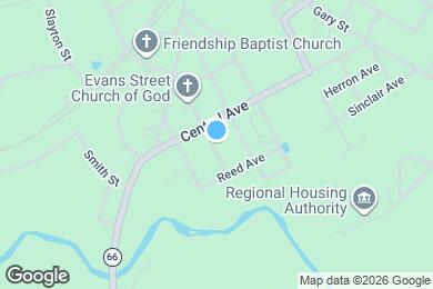 Map image of the property - 65 Evans St