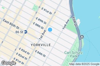 Map image of the property - 414 E 88th St