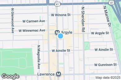 Map image of the property - 4938 N Winthrop Ave
