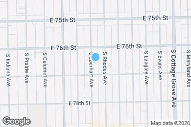 Map image of the property - 7637 S Eberhart Ave