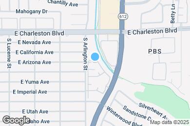 Map image of the property - 1300 S Arlington St