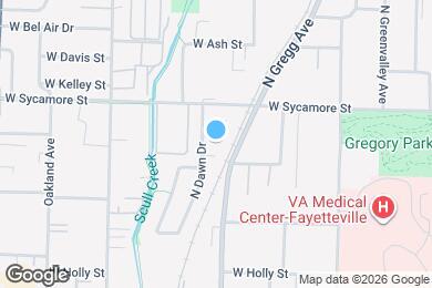 Map image of the property - 615 W Moan Pl