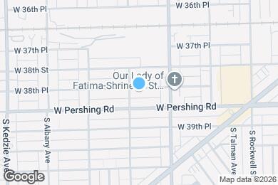 Map image of the property - 2847 W 38th Pl
