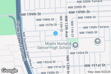 Map image of the property - 1270 NW 196th St