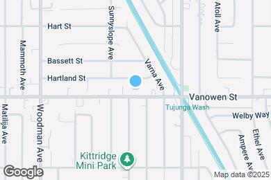 Map image of the property - 13425 Vanowen St