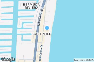 Map image of the property - 3800 Galt Ocean Dr
