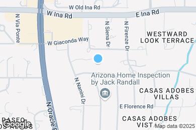 Map image of the property - 6890 N Casas Adobes Dr