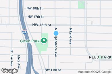 Map image of the property - 1511 N Independence Ave