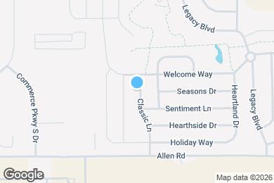 Map image of the property - 644 Classic Ln