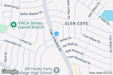 Map image of the property - 2300 Lee Trevino Dr