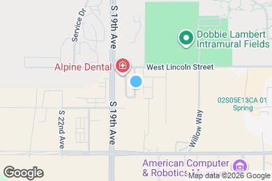 Map image of the property - 1802 W Lincoln St