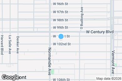 Map image of the property - 1315 W 102nd St