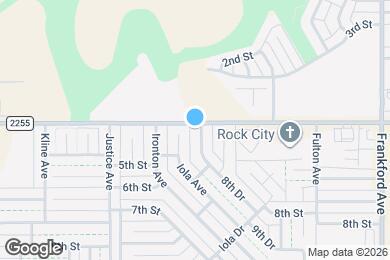 Map image of the property - 402 Hyden Ave