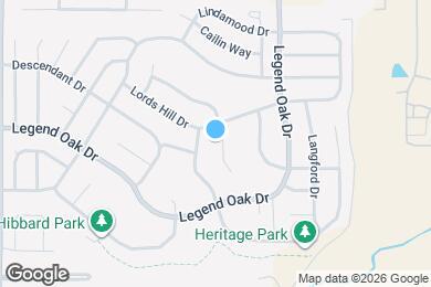 Map image of the property - 1143 White Stone Way