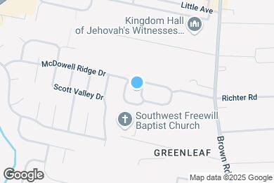 Map image of the property - 1707 Farberdale Dr