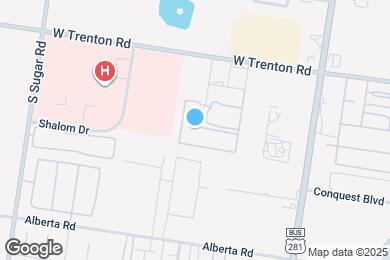 Map image of the property - Residence at Edinburg