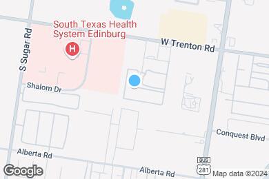 Map image of the property - Residence at Edinburg II