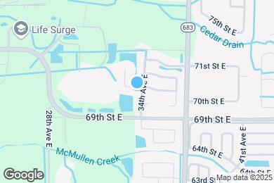 Map image of the property - 3323 70th Ct E