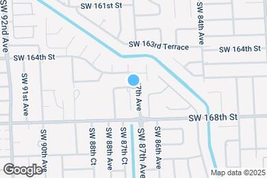 Map image of the property - 16601 SW 87th Ct