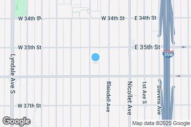 Map image of the property - 3533 Pillsbury Ave S