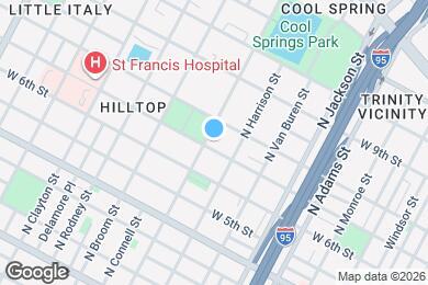 Map image of the property - 706 N Franklin St