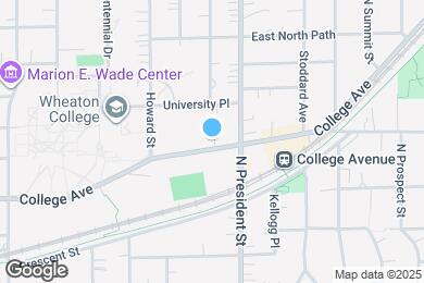 Map image of the property - 921 College Ave