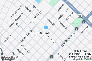 Map image of the property - 1822 Cambronne St