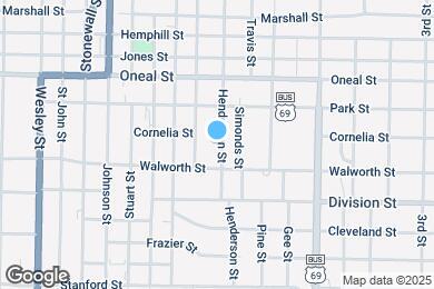 Map image of the property - 3910 Henderson St