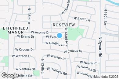 Map image of the property - 13369 W Evans Dr
