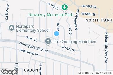 Map image of the property - 5404 N E St