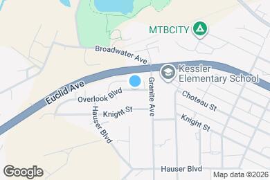 Map image of the property - 2561 Overlook Blvd