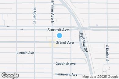 Map image of the property - 1319 Grand Ave