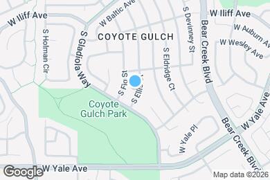 Map image of the property - 2449 S Ellis Ct