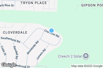 Map image of the property - 1101 Cranston Rd