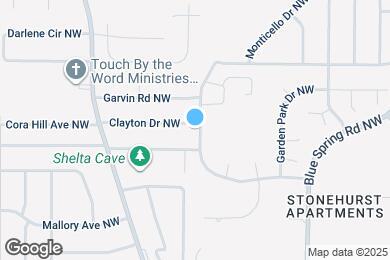 Map image of the property - 2711 Clayton Dr NW