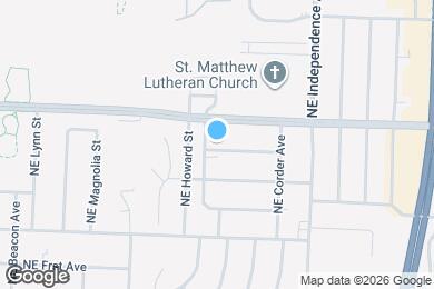 Map image of the property - 602 NE Darwin St