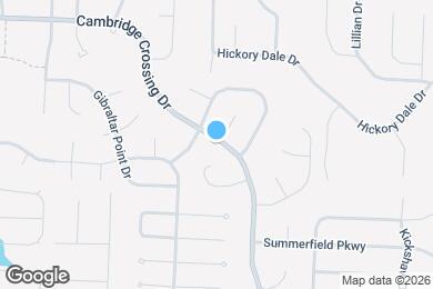 Map image of the property - 3891 Cambridge Crossing Dr