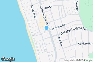 Map image of the property - 460 Camino Del Mar