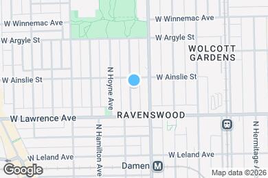 Map image of the property - 4843 N Seeley Ave