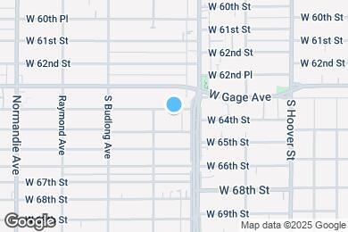Map image of the property - 1022 W 64th St