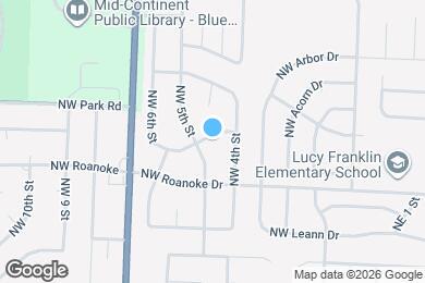 Map image of the property - 408 NW Palmer Dr
