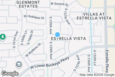 Map image of the property - 15810 W Durango St