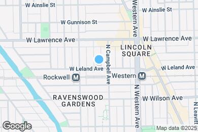 Map image of the property - 2520 W Leland Ave