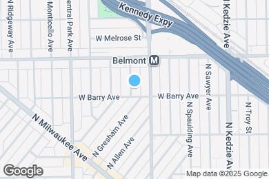 Map image of the property - 3107 N Bernard St